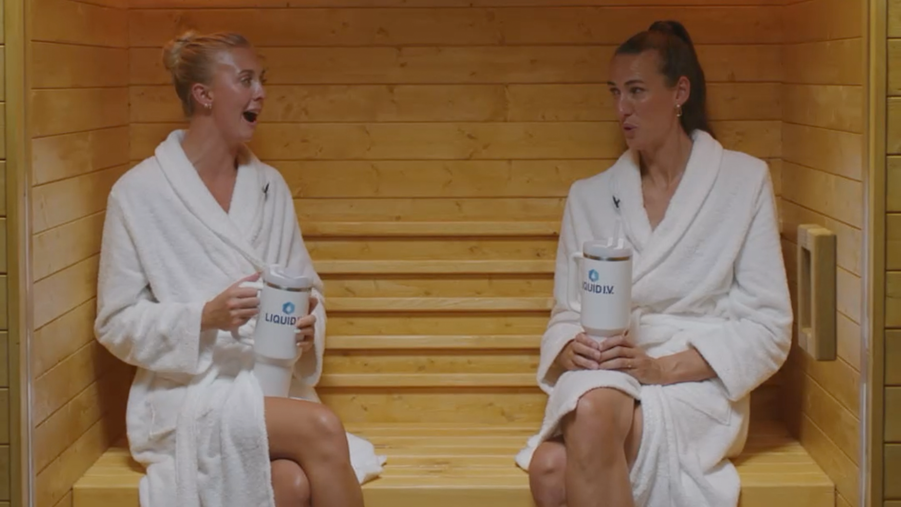 Liquid I.V. Turns Up Heat with Sauna Showdown Starring Jill Scott and Em Wallbank