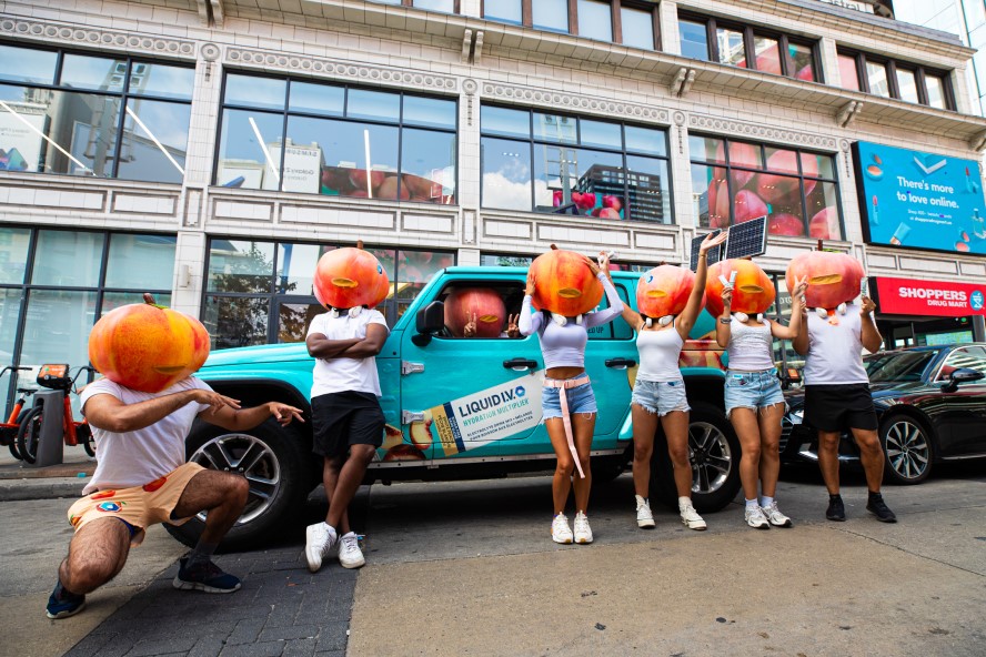 Liquid I.V. leans on sampling, spectacle for new product launch